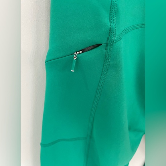 Athleta Bright Green Performance Leggings - Picture 5 of 10